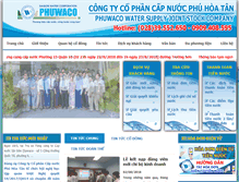 Tablet Screenshot of phuwaco.com.vn